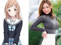 一张被转1.1万次的图：同三围下，二次元和三次元美少女身材对比