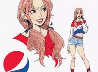 汽水拟人变二次元美女，雪碧清纯又可爱，可乐充满御姐范