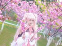 二次元美女，初音未来，粉色制服小萝莉写真