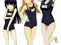 清凉一夏！二次元学生妹子泳装秀