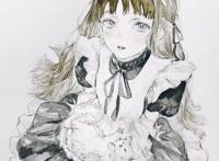 画师描绘令人心动的二次元少女插画，充满忧郁的贵族气质！