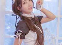 二次元Cos丨兽耳娘女仆丨黑川