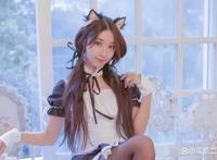 二次元Cos丨兽耳娘女仆丨黑川