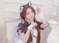 二次元Cos丨兽耳娘女仆丨黑川