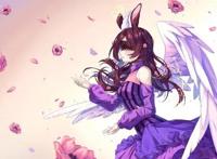 漂亮的二次元少女插画，喜欢就拿走吧