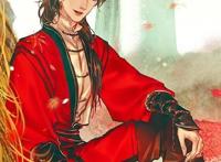 《天官赐福》漫画帅气的花城，侧面攻气十足，正脸俊美惊艳！