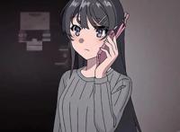 「第147期」动漫女头：樱岛麻衣无水印女生头像