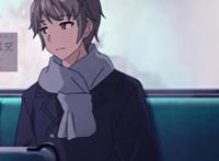 《青春猪头》樱岛麻衣和梓川咲太，动漫头像，情头自剪无水印分享