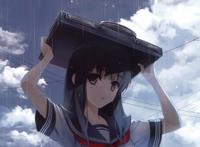 动漫头像：校服系列，身穿漂亮校服的可爱女生！