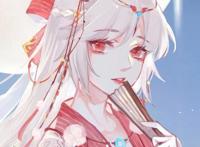 粉色动漫少女头像：卡哇伊