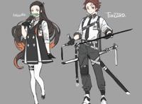 鬼灭之刃全员制服，义勇蝴蝶忍情侣装，网友表示：爱了！