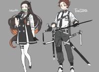 西装版《鬼灭之刃》同人，九柱帅气值飙升，蝴蝶忍又飒又美