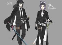 西装版《鬼灭之刃》同人，九柱帅气值飙升，蝴蝶忍又飒又美