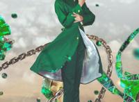 《JOJO的奇妙冒险》花京院典明cos，魅力吸睛，帅气太有范