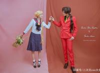 《美少女战士》月野兔星野光cos，实力养眼，我已经被甜化了