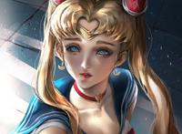 各个版本不同画风的月野兔，看到路飞版本的水手月，我被逗笑