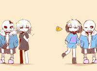 《传说之下》AU人物志HorrorSans：颅骨崩碎的刹那，祸乱秩序的疯狂