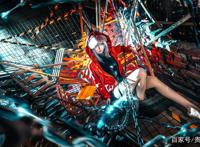 《明日方舟》红cosplay