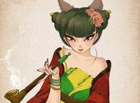 看了白蛇缘起，网友都开始画美丽的小狐狸，姿态各异，哪个最像？