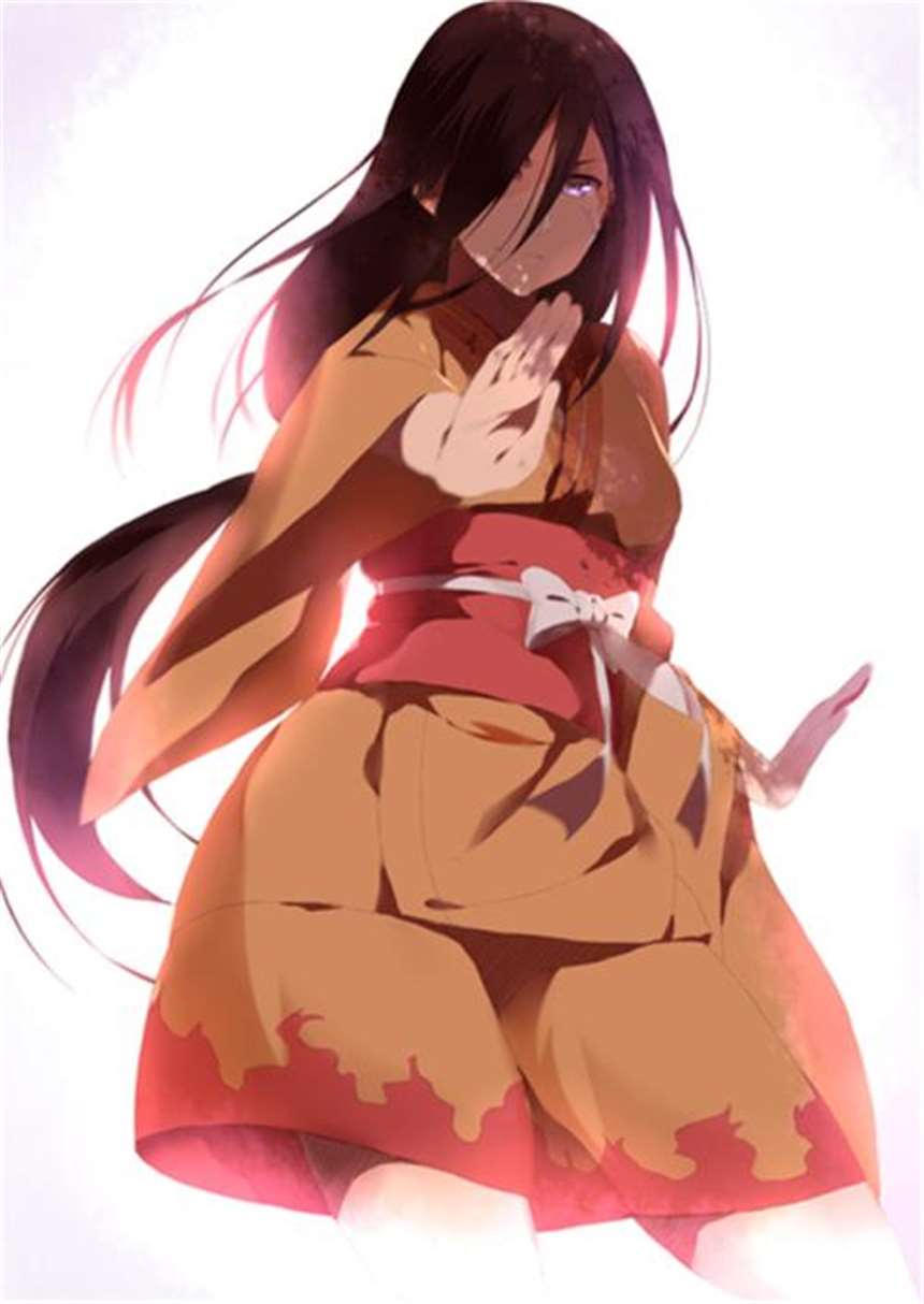 日向花火长大后高清壁纸 和服小姨