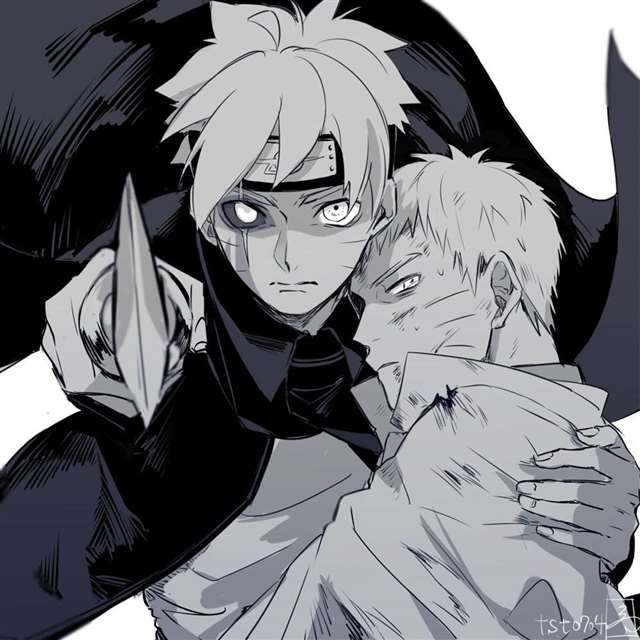  鸣人博人车黄长图 火影忍者# #鸣人# #┅人