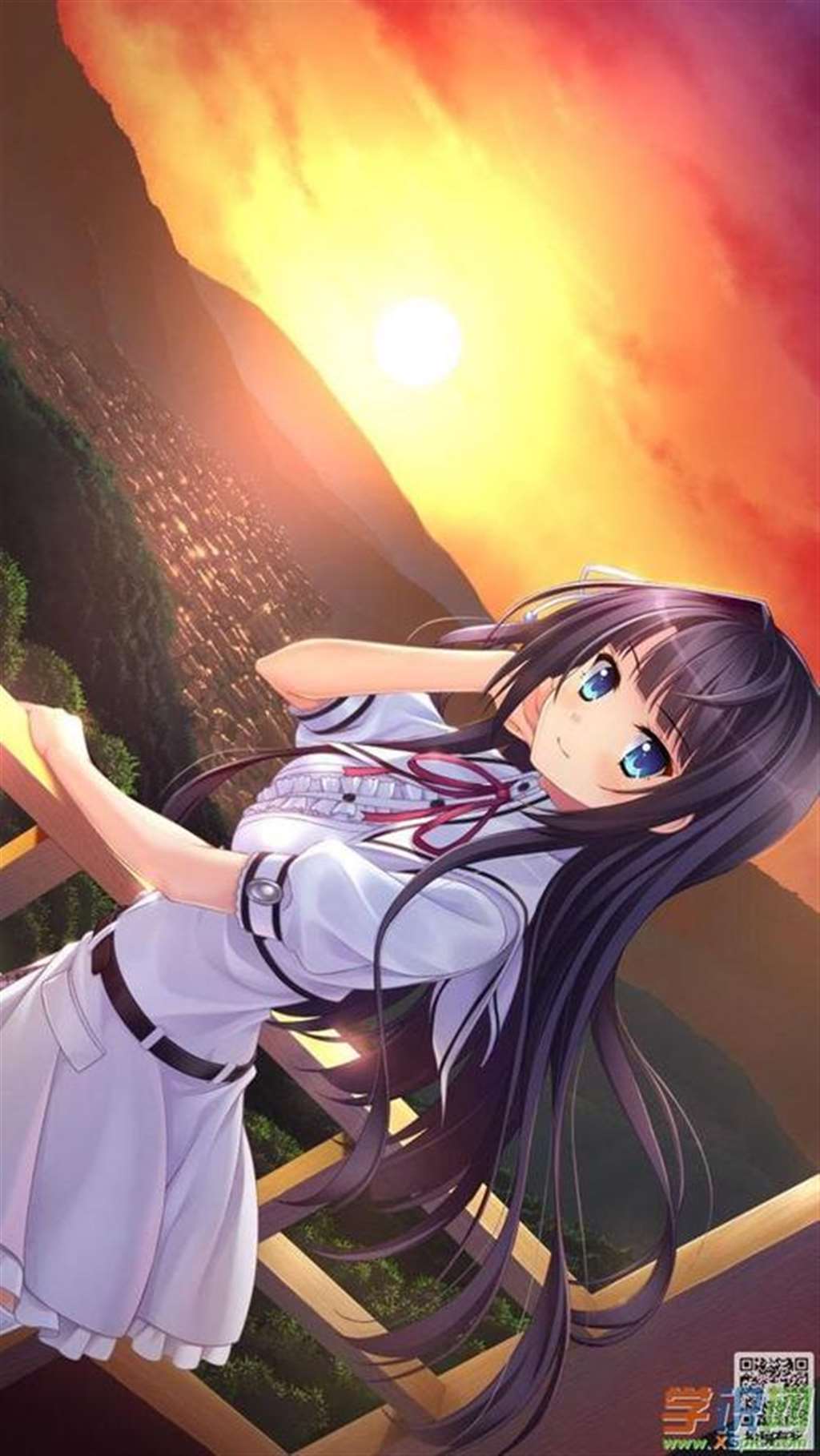 动漫美女未满十八岁正能量壁纸