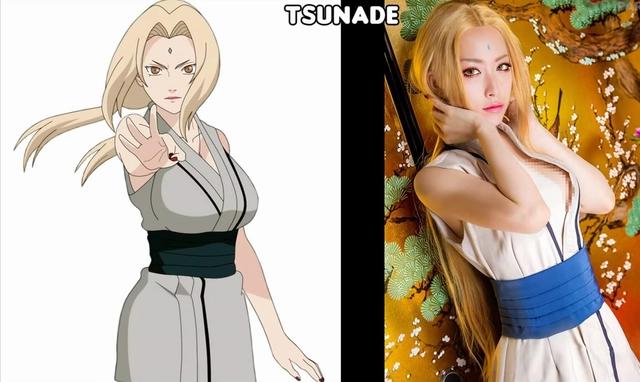 《火影忍者》猿飞日斩班cosplay,打了马赛克的纲手依然清纯