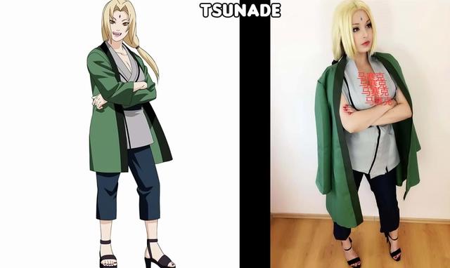 《火影忍者》猿飞日斩班cosplay,打了马赛克的纲手依然清纯