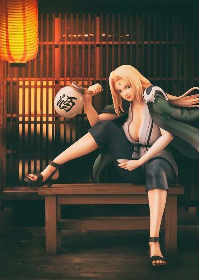 《火影忍者疾风传》纲手手办性感豪放欧派吸睛