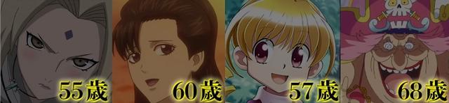 日番十大高龄女性强者!55岁纲手最年轻,从零女主已超百岁