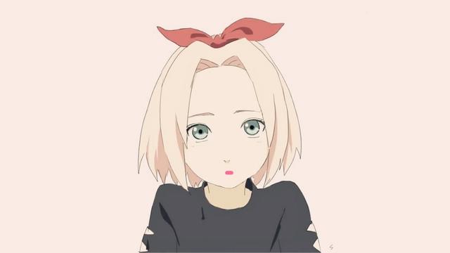 火影:6张图1段人生,动漫女主角春野樱从小美到大,还会美到老