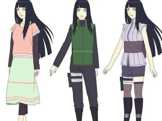 火影忍者：日向雏田的13套衣服，你觉得哪一套最漂亮？