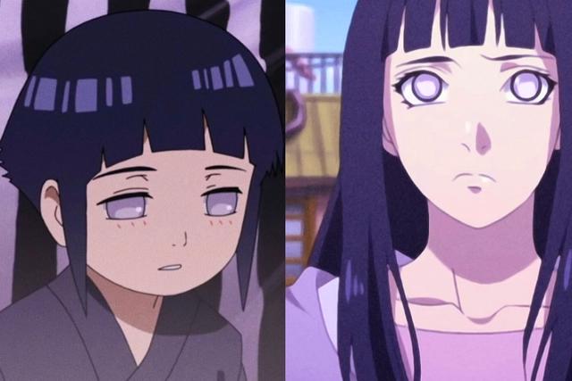 火影中女忍者的颜值变化：雏田从小可爱，照美冥红豆中年发福
