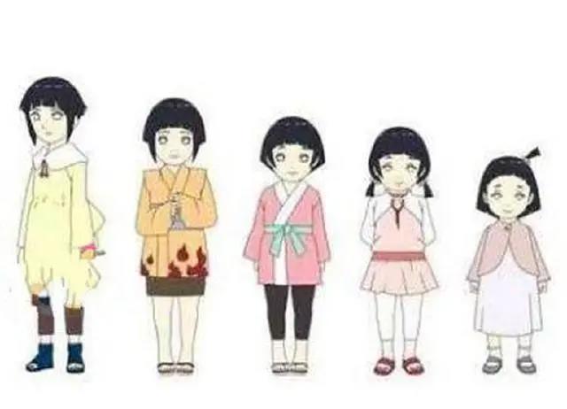 《火影忍者》盘点雏田穿过40套衣服,结婚的雏田才是最美的!