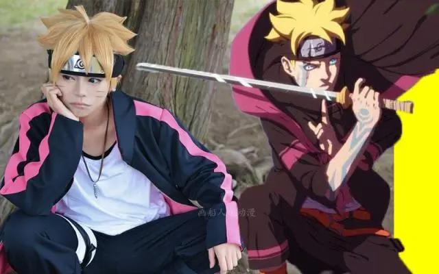 火影新世代真人版，博人俘获少女心，日向花火回眸一笑百媚生