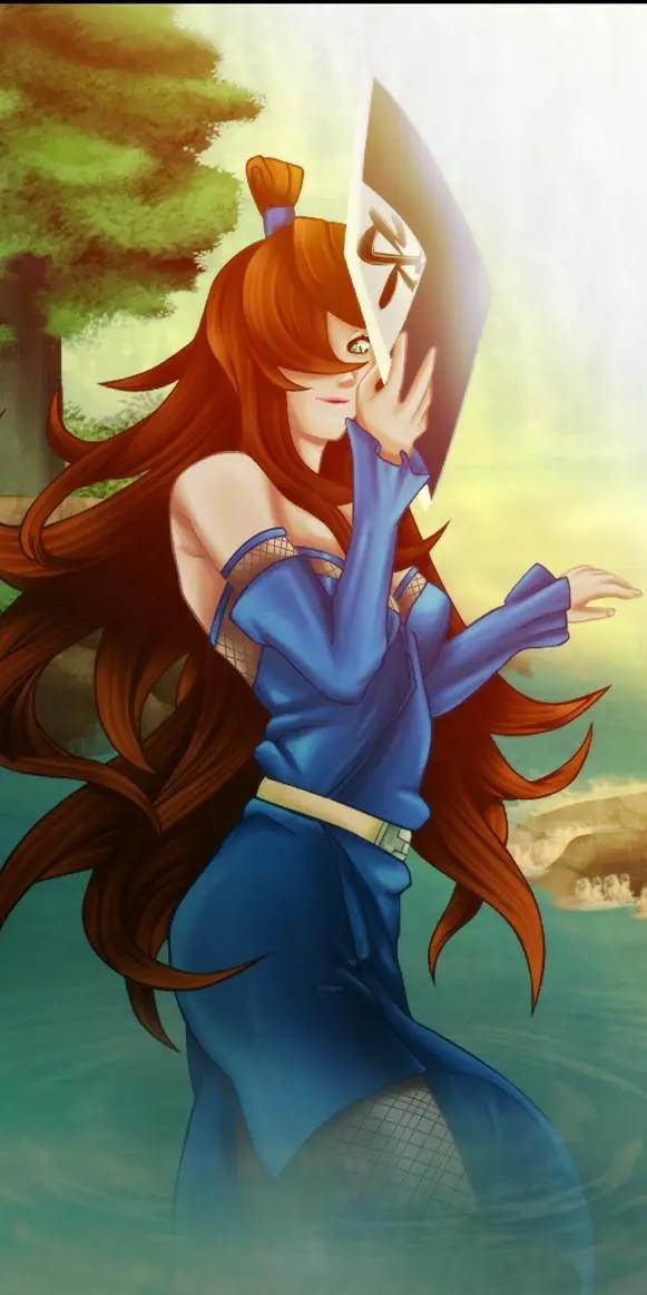 《火影忍者》照美冥，和卡卡西同龄，最美女村长，全面屏壁纸