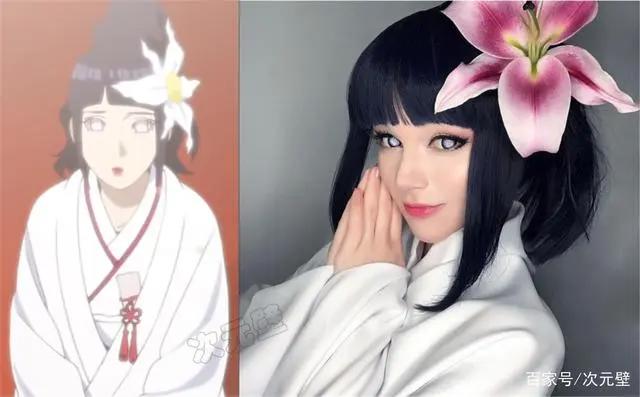 小姐姐cos火影忍者7个角色，一会儿变雏田，一会儿变纲手，太惊艳