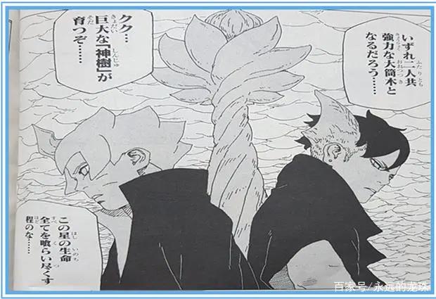 博人传漫画39回情报:博人川木开大筒木模式,鹿丸忍术被吸收!