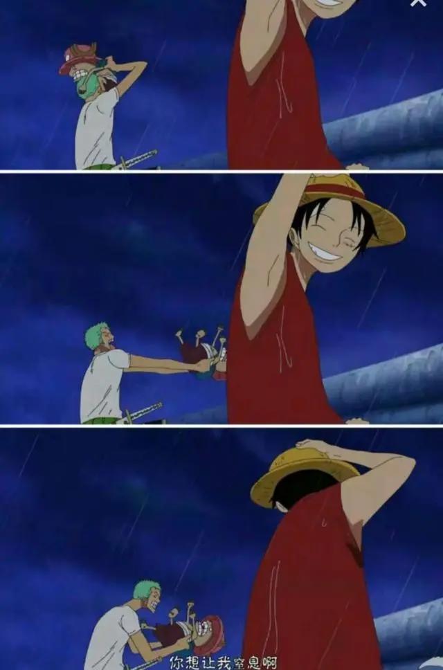 《海贼王》索隆和乔巴才是最有爱的一对，太可爱了