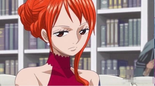 海贼王:娜美挑战四种发色,黑发尽显青春活力,少女粉不要太惊艳