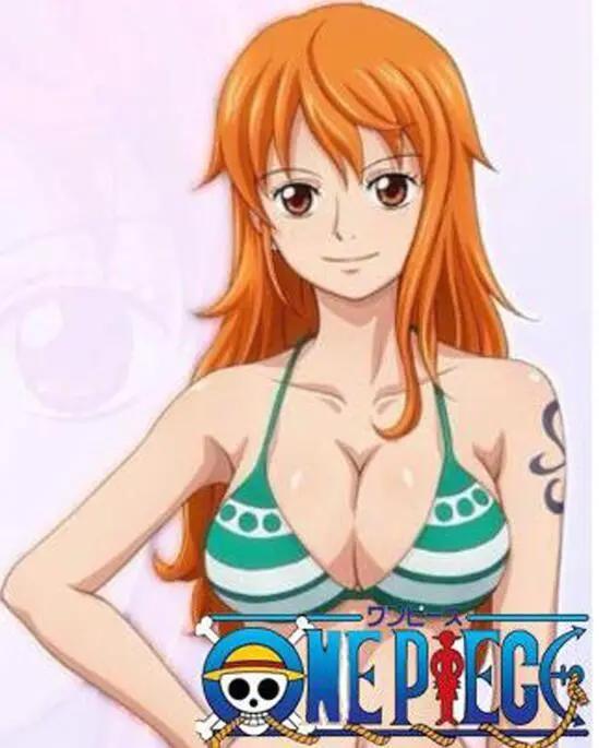 海贼王：给娜美换个动漫画风，看到巨人版的颜值，真想抱回家
