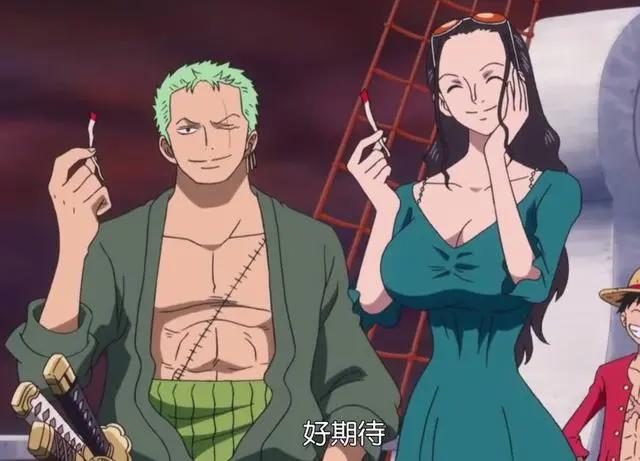 海贼王:甜炸!原来罗宾的守护神是索隆才对,2人同框瞬间都是爱