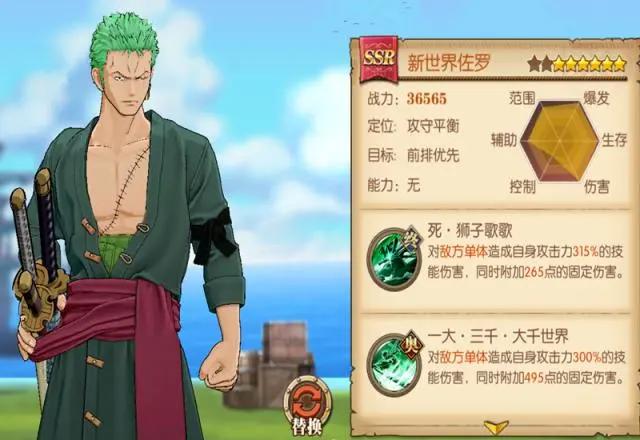 燃烧意志：SSR索隆全解析，四皇之后登场的男人，可否顶住压力？