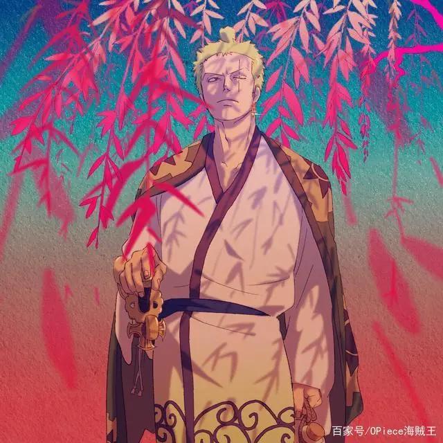 海贼王：索隆头像分享，抱着狮子睡觉萌翻，在柳叶下眺望远方唯美