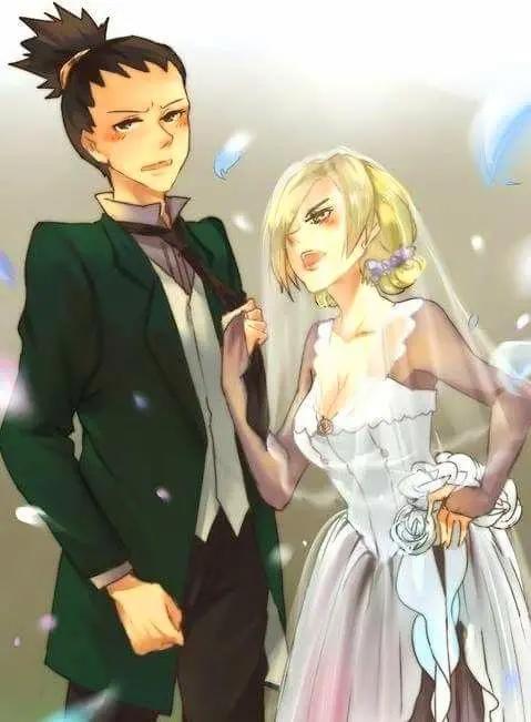 《火影忍者》也赶现代结婚潮，佐助还原神动作，鹿丸有些不开心