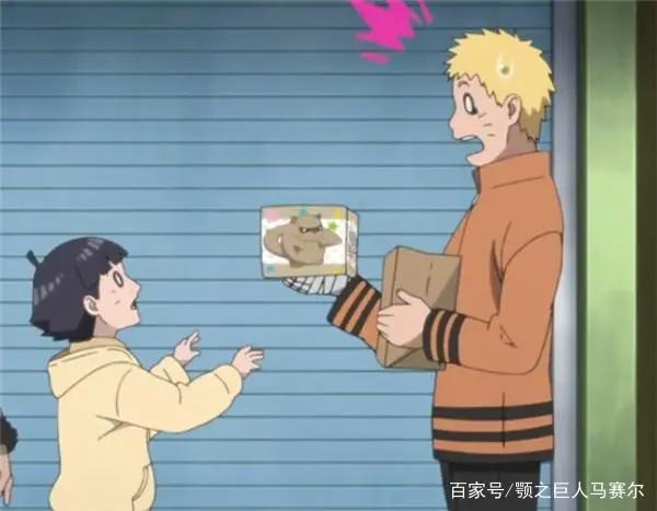博人传：井野送的花，转眼就开在鸣人背上，漩涡向日葵有点皮！