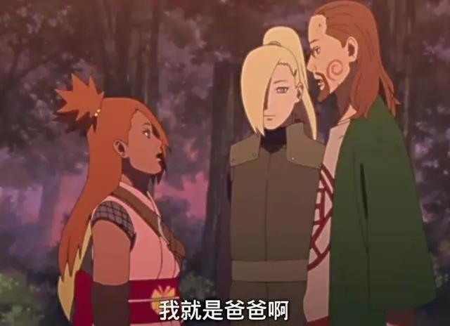 火影中蝶蝶终于找到型男老爸,发现仍是丁次,求着学习家族秘术