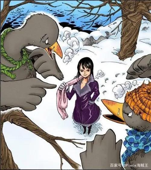 海贼王漫画扉页之罗宾酱!请查收一枚可爱又腹黑的草帽女神