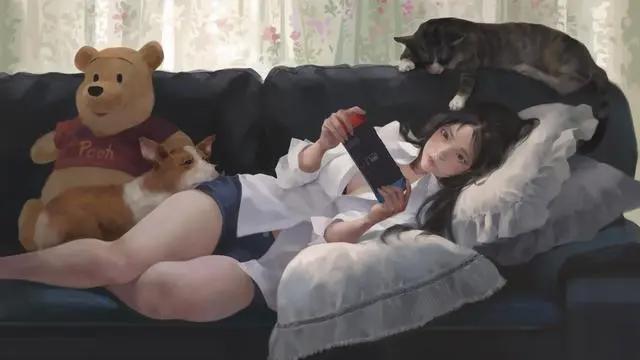 超清动漫壁纸图，御姐无水印值得收藏