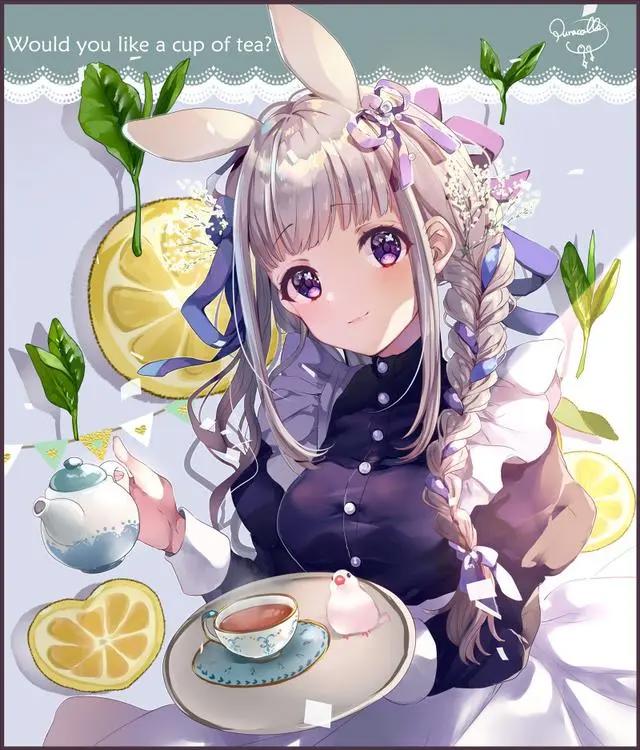 这组可爱的动漫少女壁纸，喜欢就保存到手机里吧